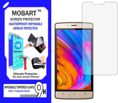 MOBART Impossible Screen Guard for INTEX AQUA CLASSIC(Pack of 1)