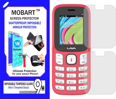 MOBART Impossible Screen Guard for LAVA A1 SUPER(Pack of 1)