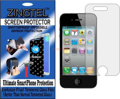 ZINGTEL Impossible Screen Guard for Apple iPhone 4(Pack of 1)