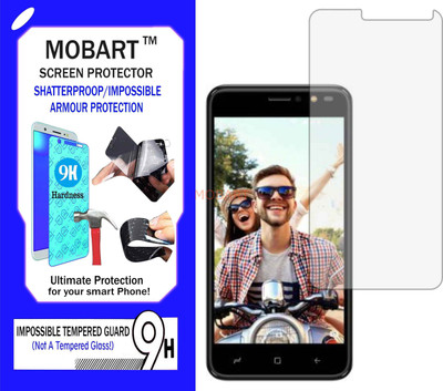 MOBART Impossible Screen Guard for INTEX AQUA LIONS X1 PLUS(Pack of 1)