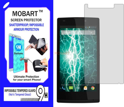 MOBART Impossible Screen Guard for LAVA IRIS FUEL 60(Pack of 1)