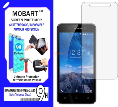 MOBART Impossible Screen Guard for INTEX AQUA AMAZE PLUS(Pack of 1)