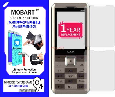 MOBART Impossible Screen Guard for LAVA 34 SUPER(Pack of 1)