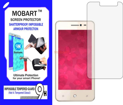 MOBART Impossible Screen Guard for INTEX AQUA GLAM(Pack of 1)