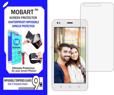 MOBART Impossible Screen Guard for INTEX AQUA LIONS T1 LITE(Pack of 1)