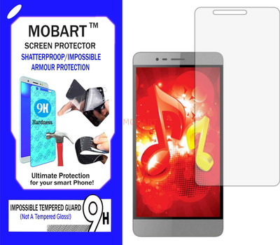 MOBART Impossible Screen Guard for INTEX AQUA MUSIC(Pack of 1)