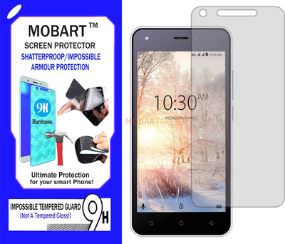 MOBART Impossible Screen Guard for KARBONN AURA POWER 4G PLUS(Pack of 1)