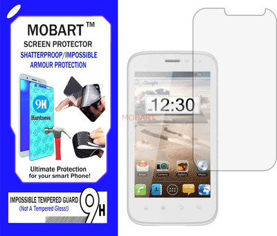 MOBART Impossible Screen Guard for INTEX AQUA FLASH(Pack of 1)
