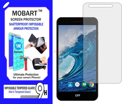 MOBART Impossible Screen Guard for JIO LYF WATER F1(Pack of 1)