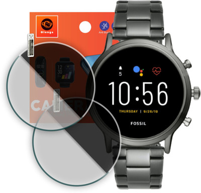 Olonga Screen Guard for FOSSIL Gen 5 Carlyle HR FTW4024 Smartwatch(Pack of 2)