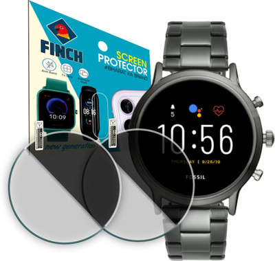 FINCH Screen Guard for Fossil The Carlyle HR Gen 5(Pack of 2)