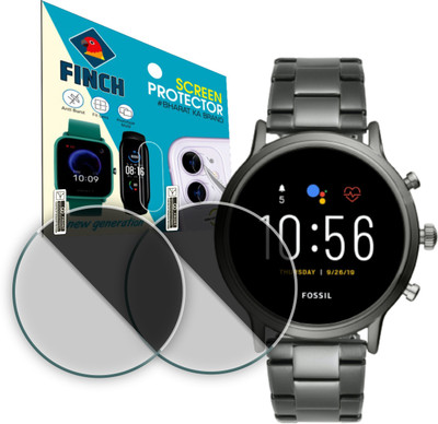 FINCH Screen Guard for Fossil The Carlyle HR Gen 5(Pack of 2)