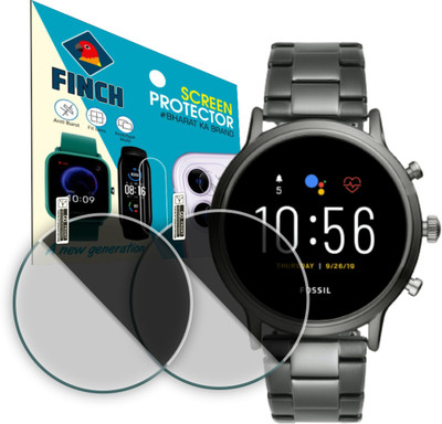 FINCH Screen Guard for Fossil The Carlyle HR Gen 5(Pack of 2)