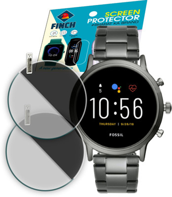 FINCH Screen Guard for Fossil The Carlyle HR Gen 5(Pack of 2)