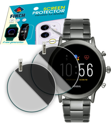 FINCH Screen Guard for Fossil The Carlyle HR Gen 5(Pack of 2)