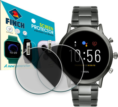 FINCH Screen Guard for Fossil The Carlyle HR Gen 5(Pack of 2)