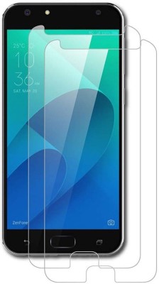 Wishguard Tempered Glass Guard for Asus ZenFone 4 Selfie Lite Mobile Phone with Flexible Glass Ultra Protection [2], Clear(Pack of 2)