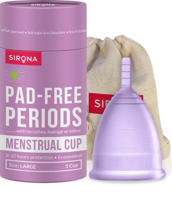 Sirona Large Reusable Menstrual Cup(Pack of 1)