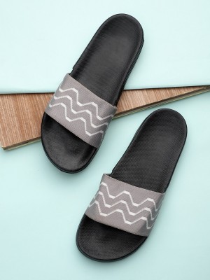 Pampy Angel Men Slides(Grey , 9)