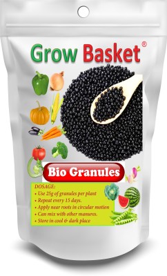 Grow Basket BIO GRANULES Organic Fertilizer, Plant Growth Promoter, Suitable for All Plants Manure(500 g, Granules)