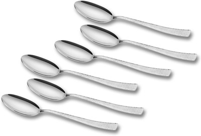FNS International Pacific Tea Spoon Set of 6 Pcs Stainless Steel Tea Spoon Set(Pack of 6)