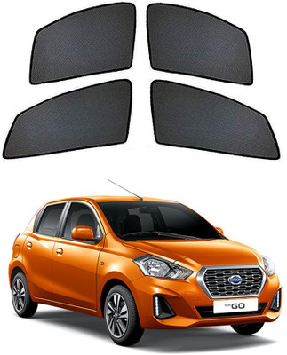 PEEPS STORE Side Window Sun Shade For Datsun Go(Black)
