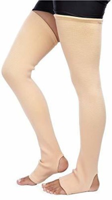 WAFCO Varicose Vein Stocking Compression Thigh Support Knee Support(Beige)