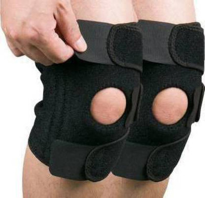 Gacher One pair Magnetic Knee Cap with Open Patella for Arthritis, Pain Relief, Sports Knee Support