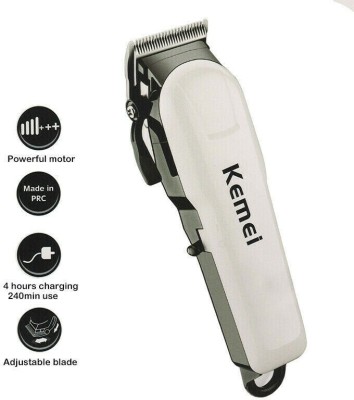 Compare Kemei Ak bazaar Professional Hair Trimmer Runtime : 240 min Trimmer  for Men & Women ( White ) Trimmer 240 min Runtime 4 Length Settings Price  in India - CompareNow