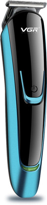 VGR V-183 Professional Rechargeable Hair Trimmer Trimmer 120 min Runtime 5 Length Settings(Black, Blue)