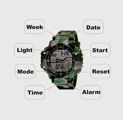 KushJay Digital Watch  - For Boys & Girls