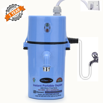 UltinoPro Instant Portable Mini Geyser 1 L Instant Water Geyser(Blue)