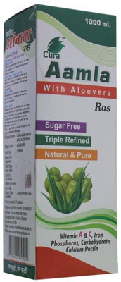 Cura Aamla With Aloevera Ras SUGAR FREE - Nature & Pure (1000ml)(1000 g)