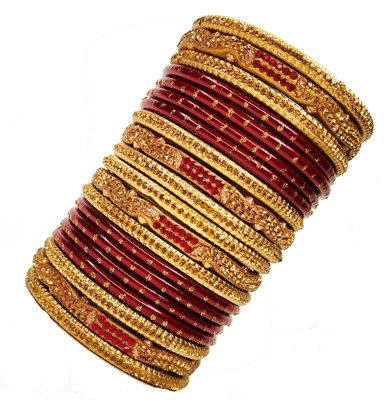 Lahthi Wala Lac Bangle Set(Pack of 20)