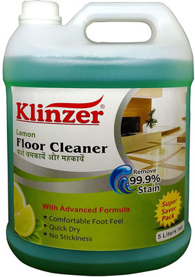 Klinzer Advanced Floor Cleaner Lemon 5L | Superior Cleaning & Refreshing Citrus Scent Lemon(5 L)