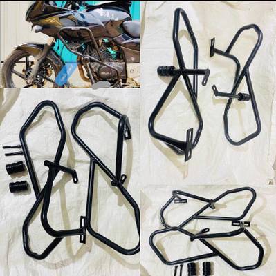Auto MT CRASHGUARD Crash Guard Leg Guard LEGGUARD with Frame Slider for Bajaj Pulsar 220 Bike Fairing Kit Price History
