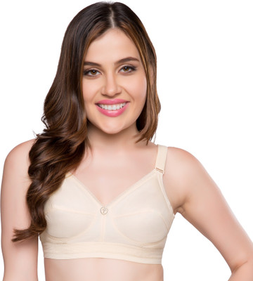 Trylo Women Full Coverage Non Padded Bra(Beige)