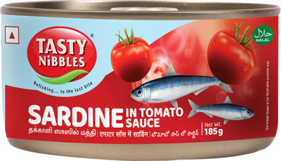 Tasty Nibbles SARDINE IN TOMATO SAUCE 185G Sea Foods(185 g)
