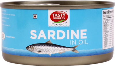 Tasty Nibbles CANNED SARDINE IN OIL 185G Sea Foods(185 g)