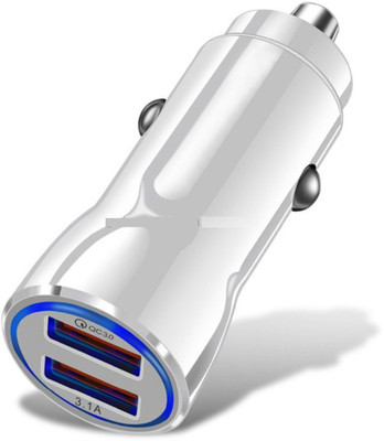 RPMSD 17 W Qualcomm 3.0 Turbo Car Charger(White)