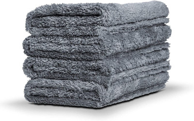 Onlinch Microfiber Vehicle Washing  Cloth(Pack Of 4, 380 GSM)