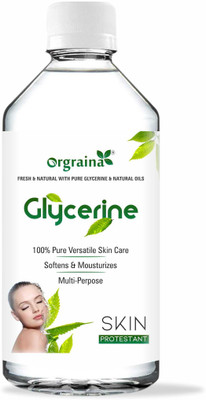 orgraina Pure & Refined Glycerine Liquid For Soft & Glowing Skin/Perfect Skin Moisturizer Face Wash(500 g)