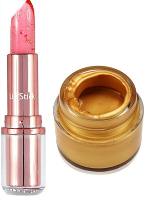REIMICHI PROFESSIONAL GOLD WATER PROOF FOUNDATION & COLOR CHANGING LIPSTICK(2 Items in the set)