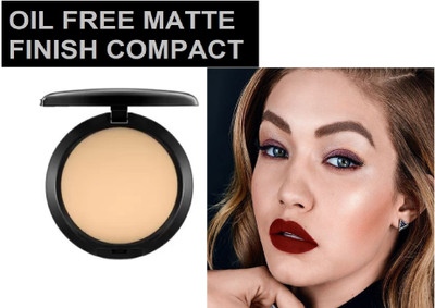 AMOSFIA PORELESS PRESSED POWDER COMPACT Oil Control Matte Finish Compact Powder Compact(BEIGE, 15 g)