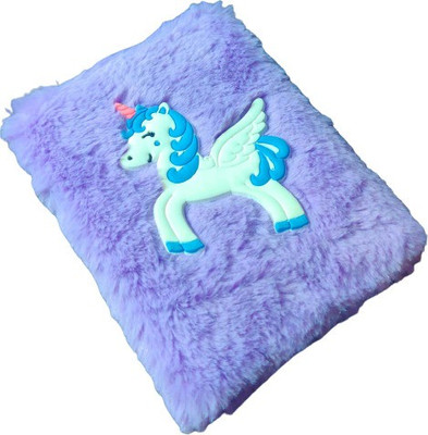 AMANVANI unicorn A5 Diary ruled 60 Pages(Multicolor)