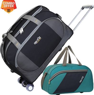 Aliya Aliva Luggage (Expandable) Travel Duffel Trolley With Small Travel Bag Duffel With Wheels (Strolley)