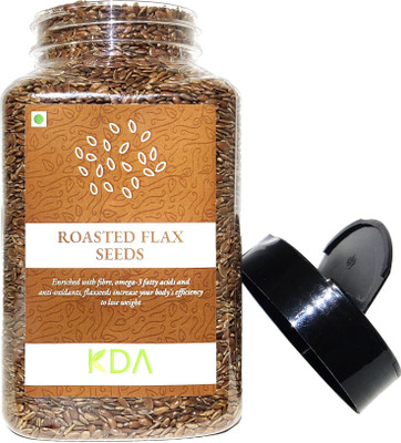 KDA Roasted Flax Seeds | Flax Seeds | Alsi Seeds Roasted Flax Seeds(400 g)
