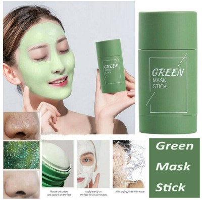 YAWI Green Tea Purifying Clay Stick Mask Oil Control Anti Acne Cleaning Solid Mask(40 g)