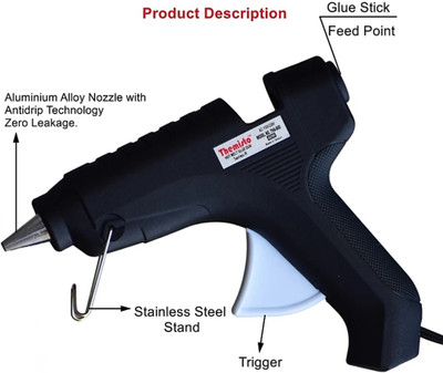 VROO APTECHDEALS AP-GG11A042 High Temperature Corded Glue Gun (11 mm) Standard Temperature Corded Glue Gun(7 mm)