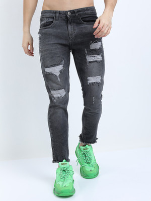 HIGHLANDER Tapered Fit Men Grey Jeans